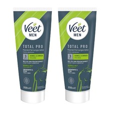 Veet Enthaarungscreme Männer schnelle Haarentfernung Tube 2 x 200ml