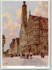 10740286 - 8803 Rothenburg Ackermann Nr. 4047 Rathaus Hey, Paul