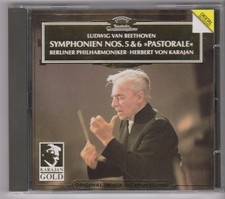 Ludwig van Beethoven: Symphonien Nos. 5 & 6 "Pastorale"  / Karajan GOLD / CD