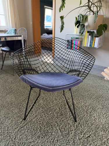 Bertoia diamond sessel mit - diamond,