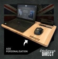 Personalisierter Laptop Schreibtisch Holz Schoßablage Mobiler Arbeitsplatz Home Office Gaming LAP