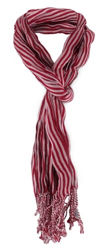 Schal weinrot silber - schal,