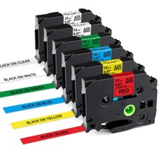 6x Schriftband für Brother