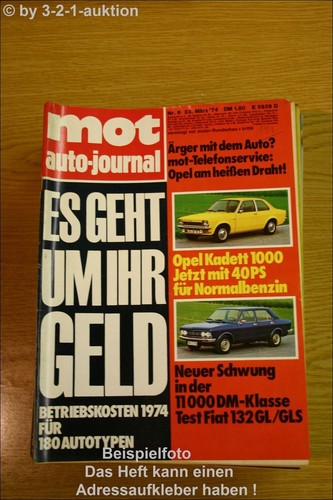 Mot fiat 132 - 132, gl/gls