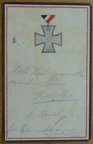 Eisernes kreuz patriotika - ak,