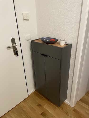 Kommode ameca graphit - graphit, 56cm