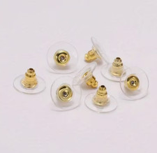 Ohrstopper Silikon Metall