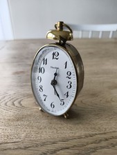 Nordtek Wecker Vintage Gold Mechanisch, Funktioniert "Made In West Germany"