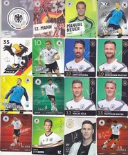 65 x DFB Rewe Plastik Sammelkarten Fußball WM + EM
