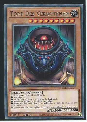 Topf des verbotenen - yu, gi