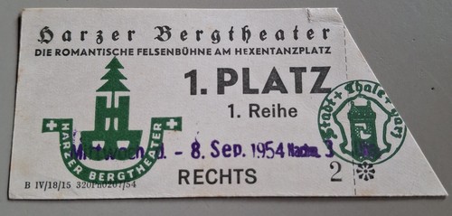 Alte eintrittskarte hazer - alte,