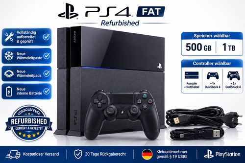 Sony playstation ps4 fat - playstation, 4