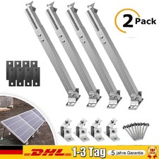Aufständerung Solarmodul Halter Wand Dach Boden Balkonkraftwerk PV 2 Paneele DE