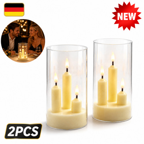 Stk led stabkerzen - 2, led-stabkerzen