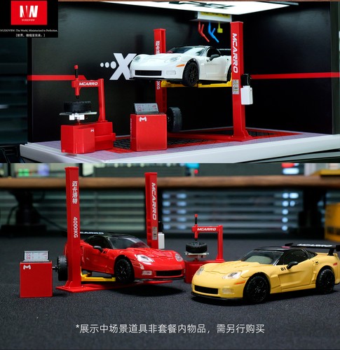 Diorama modellauto garage - modellauto,