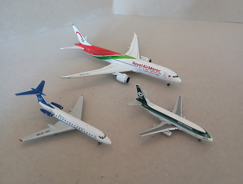 Herpa wings 500 - 3, modelle