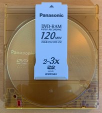 Drei Panasonic DVD-RAM Discs -