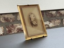 Originaler Jugendstil Bilderrahmen 1900 Art Nouveau mit Portrait Frau Elegant