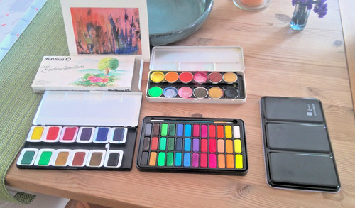 Konvolut aquarellfarben - konvolut,
