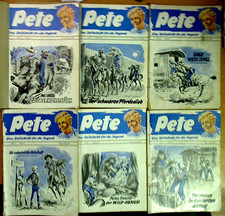 Pete / Zeitschrift für die Jugend  - 6 Hefte von 1952, 1953 und 1954