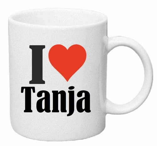 Kaffeetasse love tanja - kaffeetasse,