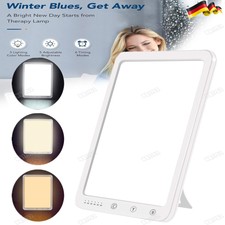 SAD Tageslichtlampe 10000LUX LED Lampe Lichttherapie Dimmbar Timer tageslicht