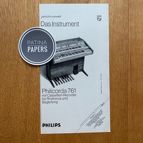 1972 philicorda 761 philips - 1972,