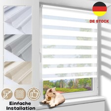 Doppelrollo Klemmfix ohne Bohren DuoRollo Seitenzugrollo Fensterrollo Rollo