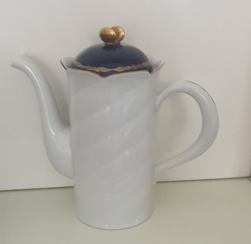 Kaffeekanne goldrand - kaffeekanne,