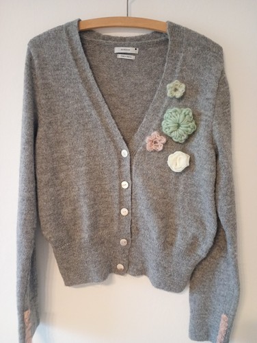 Graue strickjacke grau - graue,