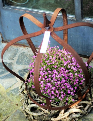 Krone edelrost 40cm - edelrost, flacheisen