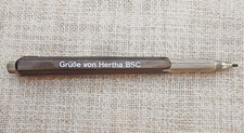 Fanartikel Hertha BSC Kugelschreiber 70er Jahre, Gold- Braun, 2 Schriftzüge
