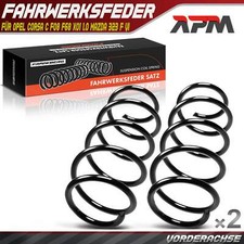 2x Federn Fahrwerksfeder Vorne für Opel Corsa C Vauxhall 2000-2006 1.0 1.2 1.4