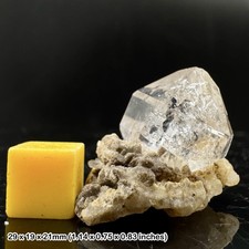 Seltener Herkimer Diamant Quarz mit natürlichen Doppelabschlüssen aus Belutschistan