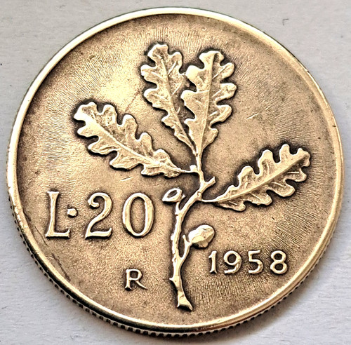 Italien lire 1958 - 20,