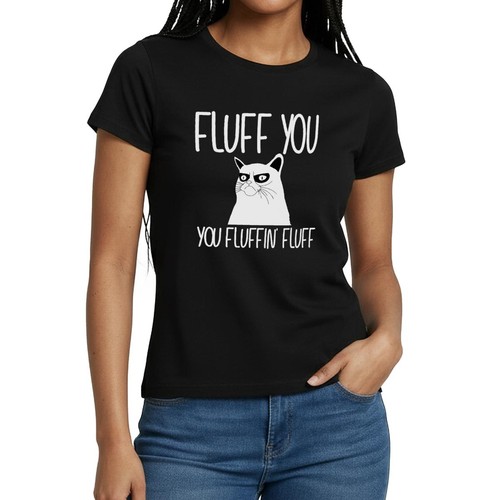 Fluff you katze - katze, attitude
