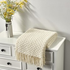 LandhausStil Boho Strickdecke