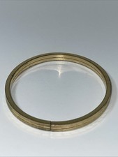 A*D Amerikaner Armreif,13.4g, D-6,6cm, B.0.5cm  mit dezentem Muster