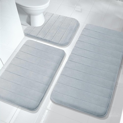 Badematte set teilig - 3-teilig, memory