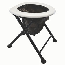Faltbare Toilette Campingtoilette 120 kg Sitzhöhe 40cm WC Outdoor Beutel Mobile