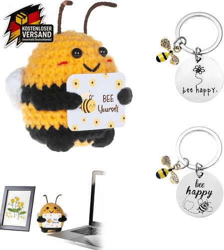 Teilige bienen anhänger set - bienen,