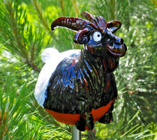 Keramik Gartenkugel Dekoration