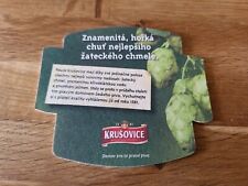 Bierdeckel , Bierfilz, Brauerei KRUSOVICE , Tschechien - Neu chmele