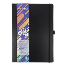 Notizbuch DIN A4 kariert, 192 Seiten Hardcover, 80 g/m² FSC-Mix, Lesezeichen