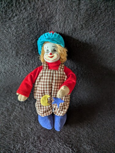 Vintage porzellan clown puppe - vintage,