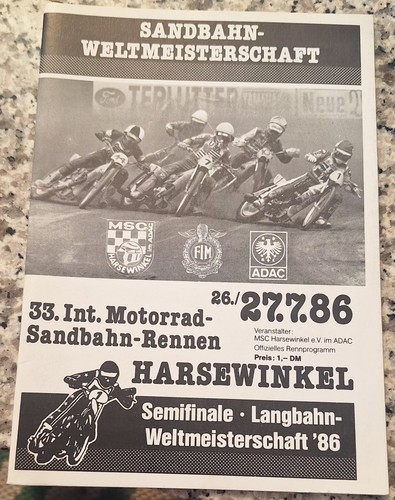Speedway programm sandbahn - ,
