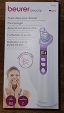 BEURER FC 41 Porenreiniger Weiß/Lila Porensauger Mitessersauger Kosmetikgerät ✅
