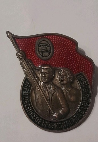 Ddr abzeichen sed bezirks - ddr,