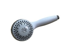 Aqualisa Duschkopf Handbrause Duschbrause, 215021 Varispray Weiß/Chrom