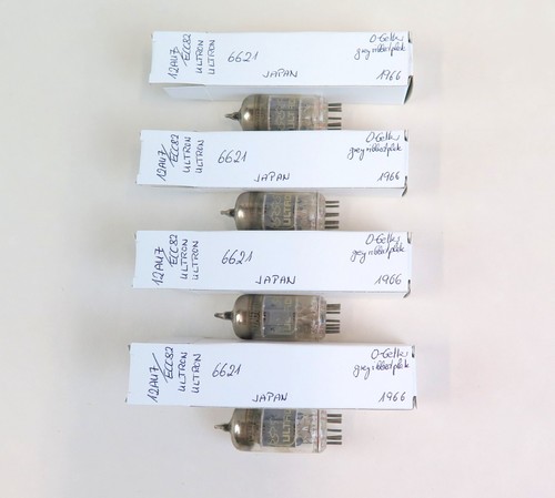 4x Ultron 12AU7 / ECC82 R